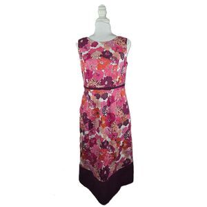 Liberty of London for Target Pink Floral Casual Spring Sheath Dress Size 8